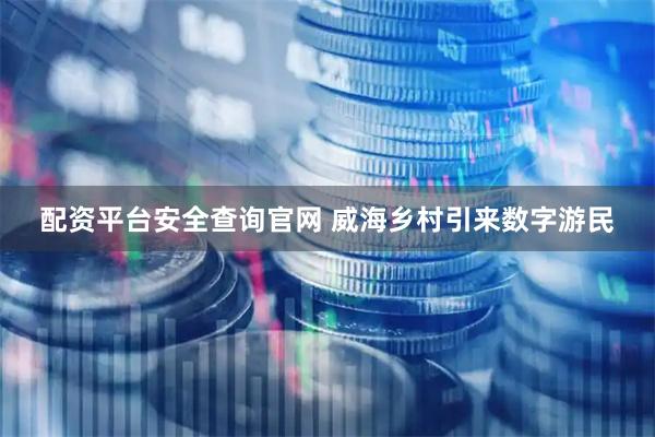 配资平台安全查询官网 威海乡村引来数字游民